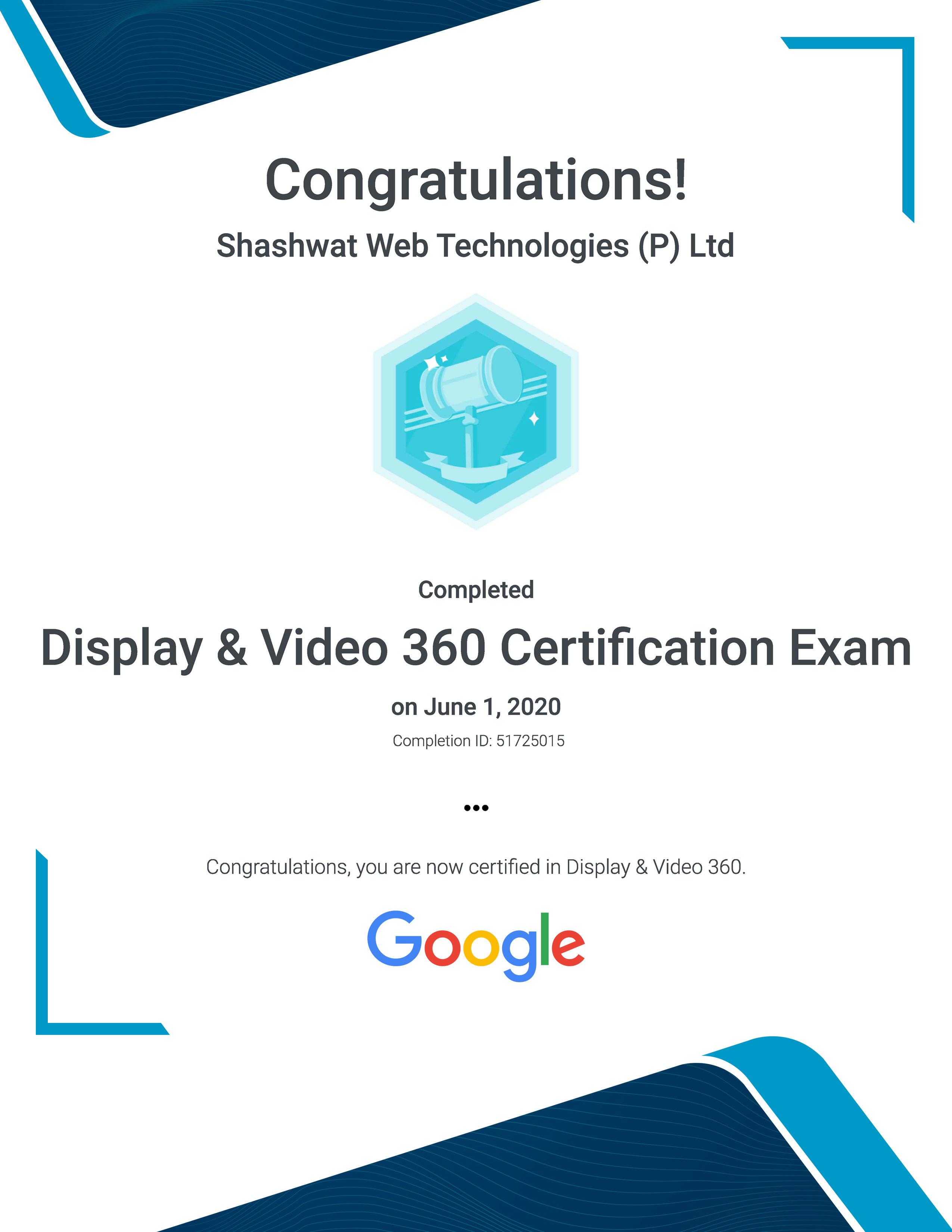 Google Display & Video Ads Certification